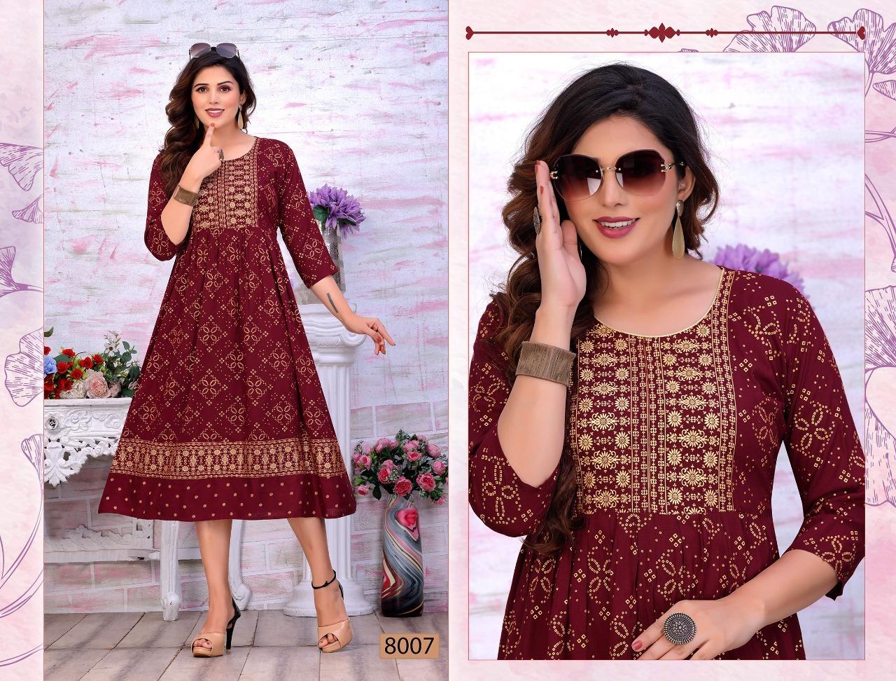 Golden Beauty Touch Ethnic Wear Wholesale Designer Kurtis Catalog
